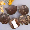 Creative coconut shell soap shelf butterfly shaped coconut soap cartoon soap box southeast Asian wooden coconut shell soaps dish T3753700