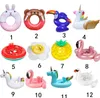 12 style Baby Swimming Ring Unicorn Seat Inflatable Unicorn Pool Float Baby Summer Water Fun Pool Toy swan flamingo Kids Swimming float