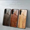 Für Huawei P20 P30 Pro Lite Luxury Holzkorn Telefonhülle für Mate30 Weiche TPU Edge Slim Glas Cover Case Coque Shell219X