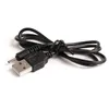 70cm Black High Speed USB to DC2.0 Power Cables 2mm port 300pcs/lot