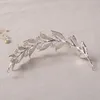 Silver Crystal Leaf Vine Bridal Tiaras Wedding Headband Hair Accessories Rhinestone Pageant Prom Crown Bride Head Jewelry