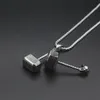 Mens Solid Viking Pendant Necklace Stainless Steel Vintage Mjolnir Norse Jewelry Party Rock Christmas Gift2536