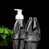 250ml 300ml Plastic Foamer Pump Bottle Refillable Empty Cosmetic Bottle liquid Soap Dispenser Foam with clear foamer LX1759