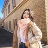 Wholesale- new autumn and winter thickened women's cashmere scarf jacquard plaid long fashion large shawl wild English scarf