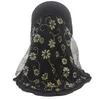 Foulard à fleurs pour enfants musulmans, chapeau pour enfants, Turban, casquettes arabes, châles islamiques, nouvelle collection