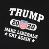 3 스타일 Donald Trump make liberals again Homme O-Neck 반팔 셔츠 Pro Trump 2020 T- 셔츠면 반소매 프린트 T 셔츠