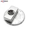 10pcs 20x10x5mm 4mm Hole N35 Powerful Super Strong Magnets