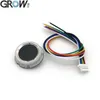 GROW R502-A nuevo anillo circular LED Control UART DC3.3V MX1.0-6pin módulo capacitivo de huellas dactilares Sensor escáner