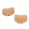 Mujeres tacones altos antideslizante almohadilla para el alivio del dolor del pie transpirable celular suave SEBS Cushion Toe Separator LX6865