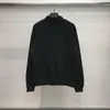 Męski Designer Sweter Carh List Drukowanie 19FW Stojak Kołnierz Z Długim Rękawem Marka Moda Solidna bluza dla kobiet Mens Asian Size M-2XL