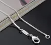 14mm Silver Plate Square Link Venetian Necklace Box Chain 16 18 20 22 24 Inch Fashion Jewelry K53906514612