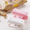 Mini Heat Sealing Machine Magnetic Bottom Portable Impulse Sealer Seal Packing Plastic Bags Vacuum Food Sealer ZZA2105 250pcs