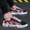 Newfashion Men Top Run Women Buty Casual Buty platforma skórzana CNY Theatrical na Facebooku Drukujący projektant Sneakers Domowe marka wykonane w Chinach Cha Cha