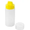 4 Holes Squeeze Type Sauce Bottle Safe Resin For Ketchup Jam Mayonnaise Olive Oil 300ml Food Grade Salad Bottle Kitchen Tools DBC BH3553