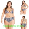 Ny 2024 Big Fat Plus Size Printed Bikini Slim Sexy One Piece Flat Angle Kjol Badkläder Konservativ Yakuda Flexibla eleganta bikinisuppsättningar