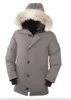 Designerskie kurtki męskie w dół parkas zima body bawełniane luksusowe luksusowe kurtki wiatrówki pary zagęszczone ciepłe płaszcze niestandardowe projektant kanadyjski parkas