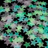 3D sterren lichtgevende fluorescerende muurstickers met zelfklevende baby kinderkamers huisdecoratie decal behang decoratieve kerstcadeau XD19929