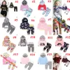 Recém -nascido bebê baby inses de 29 estilos capuz tops calças roupas de camuflagem de roupas de camuflagem de roupas de menina ternos de garotas