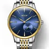 AESOP Watch Men Automatic Mechanical Watch الياقوت الكريستال الرقيق Wrist Wristwatch الحد الأدنى من الذكور على مدار الساعة رجال Relogio Maschulino280w