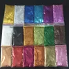 26 colori polvere di scintillio molografico brillante zucchero glitter per unghie polvere di vendita polvere di cromo per decorazioni di arte del chiodo 10 g / pacco M