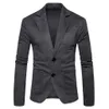 Casual Solid Blazer Jacket for Men 2019 Business Casual ОБЛАСТИ