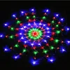 LED-snaren Waterdichte RGB Spider 1.2m 120 LED's Kleurrijke Licht Kerstfeest Bruiloft Gordijn String Licht Lawn Lamp