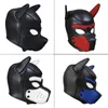 Halloween Sexy Cosplay Puppy Mask Mask Full Soft Head Mask Prop Play Play Play pour la mascarade
