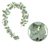 2m Artificial Gerland 148 lämnar konstgjord eukalyptus fler lämnar Vine Fake Greenery Garland Wedding Party Decoration Wedding Fav3164950