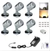 LED LED Cabinet Mini Spot Light 1W Lightlight تشمل برنامج التشغيل AC85-265V 3/4/6/8pcs كل مجموعة مصباح ينبعث منه