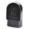 500W Personal Spazio riscaldatore elettrico mini scrivania riscaldatore termoventilatore per Home Office pavimento o Desktop - 110V Nero