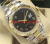Luxusuhr Mans Watch II 116333 126333 116234 126300 Römische Zifferblatt aus Stahl 18 Karat Gelbgold Silber Automatische Mode Herrenuhren