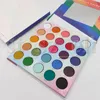 Oog Makeup 25L Live in Color Matte Oogschaduw Palet Maak het leven Kleurrijk 25 Color Eye Shadow Palette Matte Shimmer Oogschaduwen