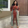 Sexy robe africaine 2020 nouvelles robes africaines pour femmes épaule off dashiki imprimer mode col en v combinaison plus dames clothes263E