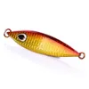 HENGJIA 5 pçs / lote 10 cm 60g Cores do Arco-íris de Dupla Face de Metal chumbo Isca de pesca Artificial de Pesca Artificial Enfrentar Wobbler Hard lure