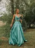 Elegant Two Piece A Line Prom Deep V-Neck Open Back Sweep Train Special Ocn Dresses Cheap Formal Party Evening Gowns Vestidos 2024