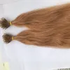 Cabelo humano Remy de alta qualidade 6d -2 Extensão de cabelo pré-proibida com comprimento 14 ''-26 '' 0 5g por fita 100g 200s253e