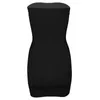 Casual Dresses Feeshow Women Strapless Control Slip Full Body Shaper Shapewear Seamless Mini Dress Fashion Women's Sheant Slim Fit Dres