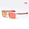 Lunettes de soleil polarisées EU-AM à l'extérieur en ALLIAGE sportif UV400 123 cyclisme HD rovo-miroir lunettes de conduite cadre en alliage de qualité silicone Gel temple lunettes sortie étui complet