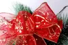 200x6.3cm شجرة عيد الميلاد زينة عيد الميلاد أشرطة حزب توريد القوس الشريط العليا الصف زينة عيد الميلاد للمنازل