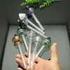 Pipa da fumo Mini bong in vetro narghilè Forma metallica colorata Cappello colorato Pentola bollente diretta in vetro stampato con delfino