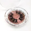 Nya stilar 25mm 5d mink ögonfransar Anpassade etikett gör logotyper ögonmakeup 3D False Lashes Fake Lash Extension Tool Drop Shipp5425414