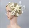 Korean fashion headdress hairdress bride net yarn feather headdress party