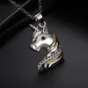 10Pcs /lots Bohemia Ethnic Unicorn Horse charms Pendants Necklace for Women Clavicle Necklaces Jewelry gift