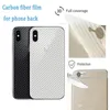 Whosale Phone Protectorのソフトバックサイド3D炭素繊維保護フィルムiPhone 11 XR XS MAX 7 8 PLUS S22 S10ノート20