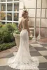 Sexy Vintage Naama Anat Volle Spitze Meerjungfrau Brautkleider Applique Pailletten Rückenfreies Hochzeitskleid Brautkleider sirena vestidos de novia