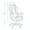 Grosso venda quente Frete grátis High Back Cadeira giratória Corrida Gaming Chair Cadeira do escritório com apoio de pés de Nível