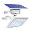 Beveiligingsverlichting 800LM Solar Garden Light 48LEDS IP65 Integreer splitstraat verstelbare hoek buitenmuur