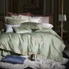 1000TCエジプト綿王室の贅沢な寝具セットホワイトキングクイーンサイズ刺繍ベッドセット布団カバーベッドシートセットパルアde lit6194061
