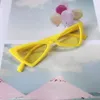 Cute Baby Triangle Sunglasses 12 Colors Eyewear UV400 Kids Cateye Sun Glasses Plastic Frame Wholesale