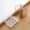 Plastic Storage 10 Grid Jewelry Box Dual Layer Pill Box Compartment Container For Beads Ring Earring Box Case ZC1777